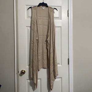 Sleeveless Cardigan.